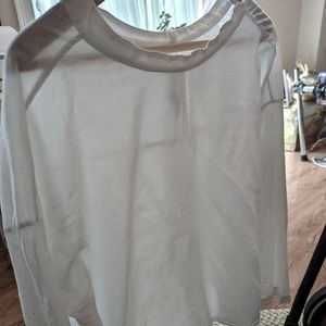 White summer blouse